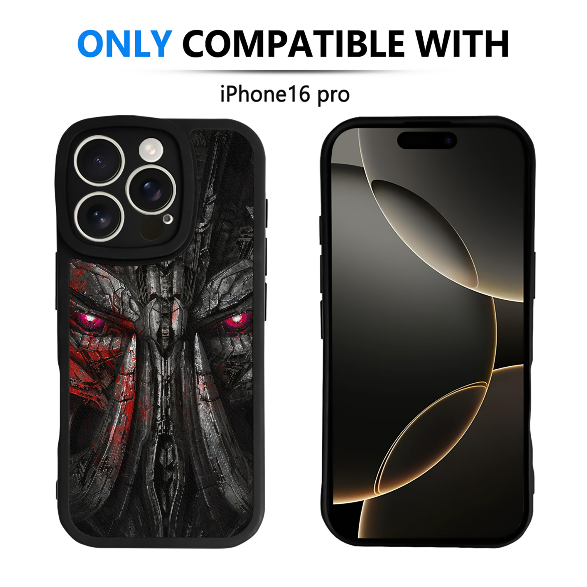 （画像用） Transformers トランスフォーマー 【iPhone 16シリーズ対応】シリコンスマホケース（レザー調） 材質：シリコン